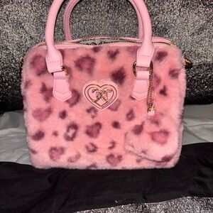 🖤🩷 Viral pink juicy couture leopard purse 🖤🩷